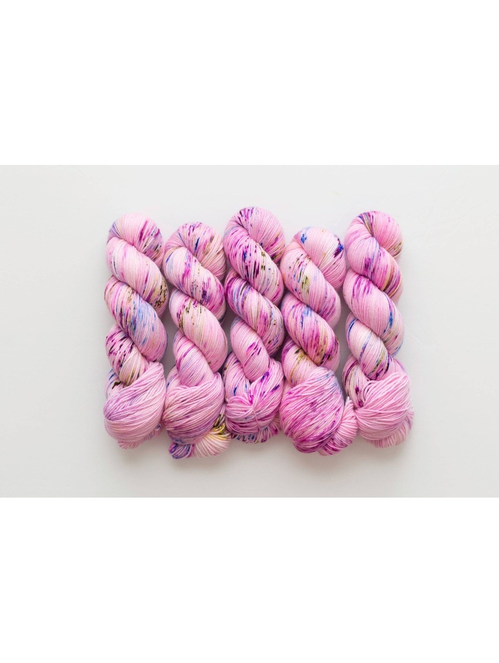 Wild Orchid Hnad Dyed SW Merino Nylon Yarn Indie Dyed
